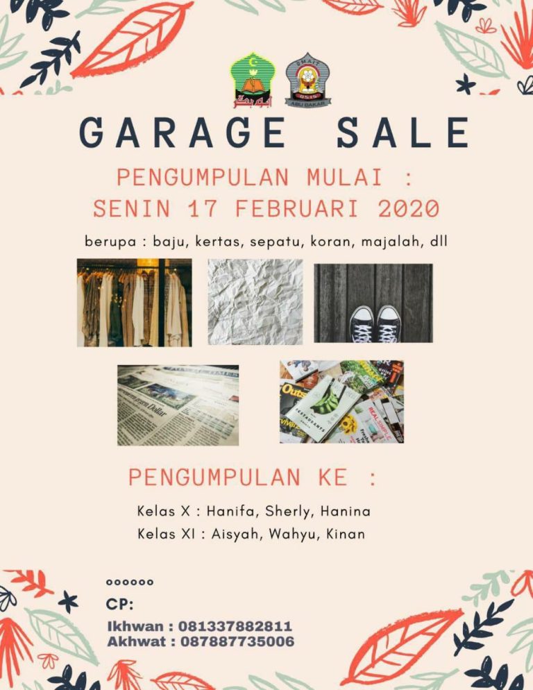 Read more about the article Garage Sale