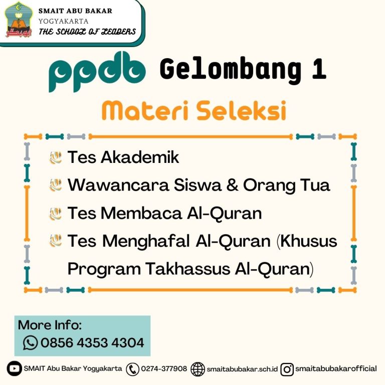 Read more about the article Materi Seleksi Gelombang 1